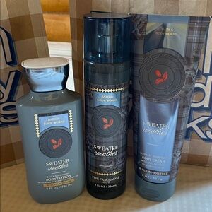 Sweater Weather Bath and Body Works bundle